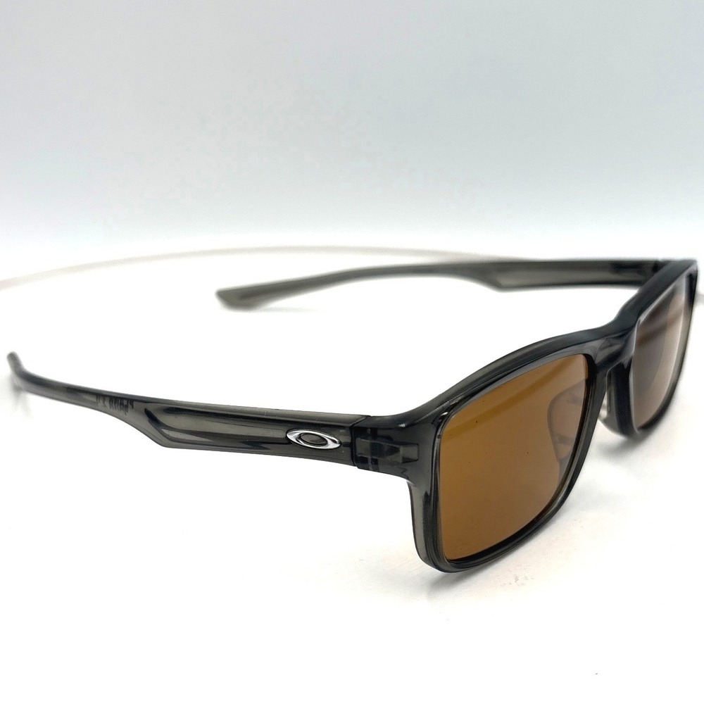 Oakley Plank 2.0 FRAMES ONLY Grey Smoke Rectangular Sunglasses‎ OX8081-0653 Mens